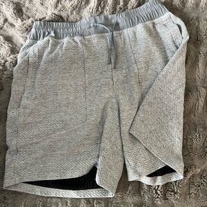 Lululemon Men's Gray Textured Shorts